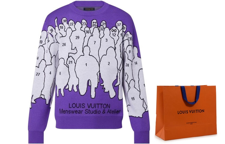 Louis Vuitton FW22 Cartoon Logo Sweater
