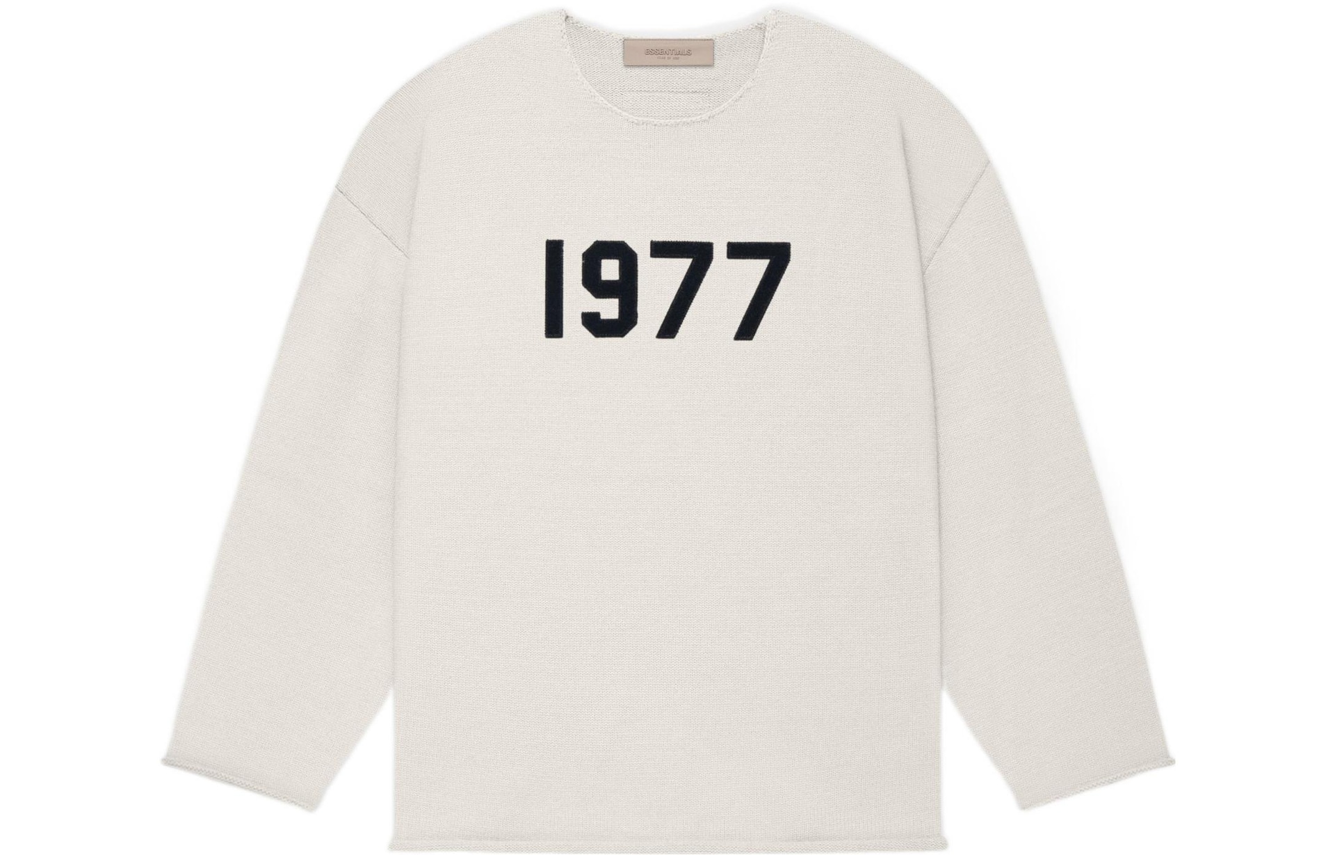 Fear of God Essentials 1977 Raw Edge Sweater Wheat