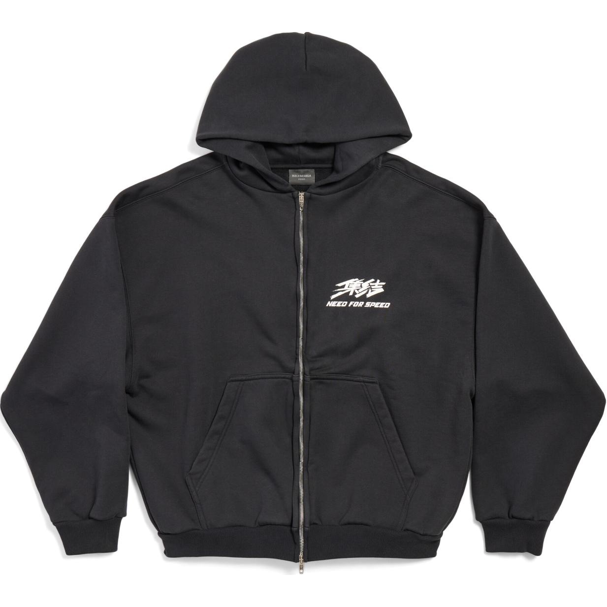 Balenciaga x Need for Speed SS24 Hoodie Black