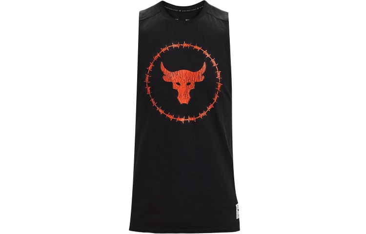 Under Armour Project Rock Charged Cotton Black