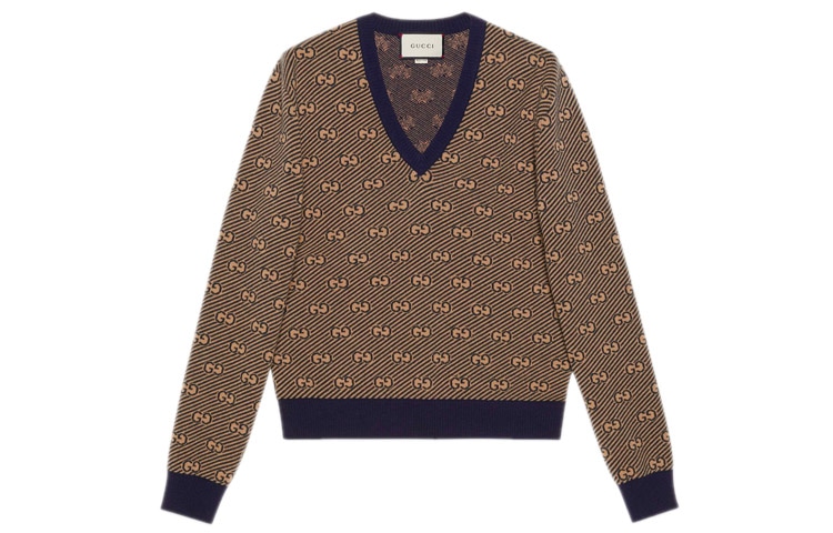 Gucci V-Neck Wool Sweater