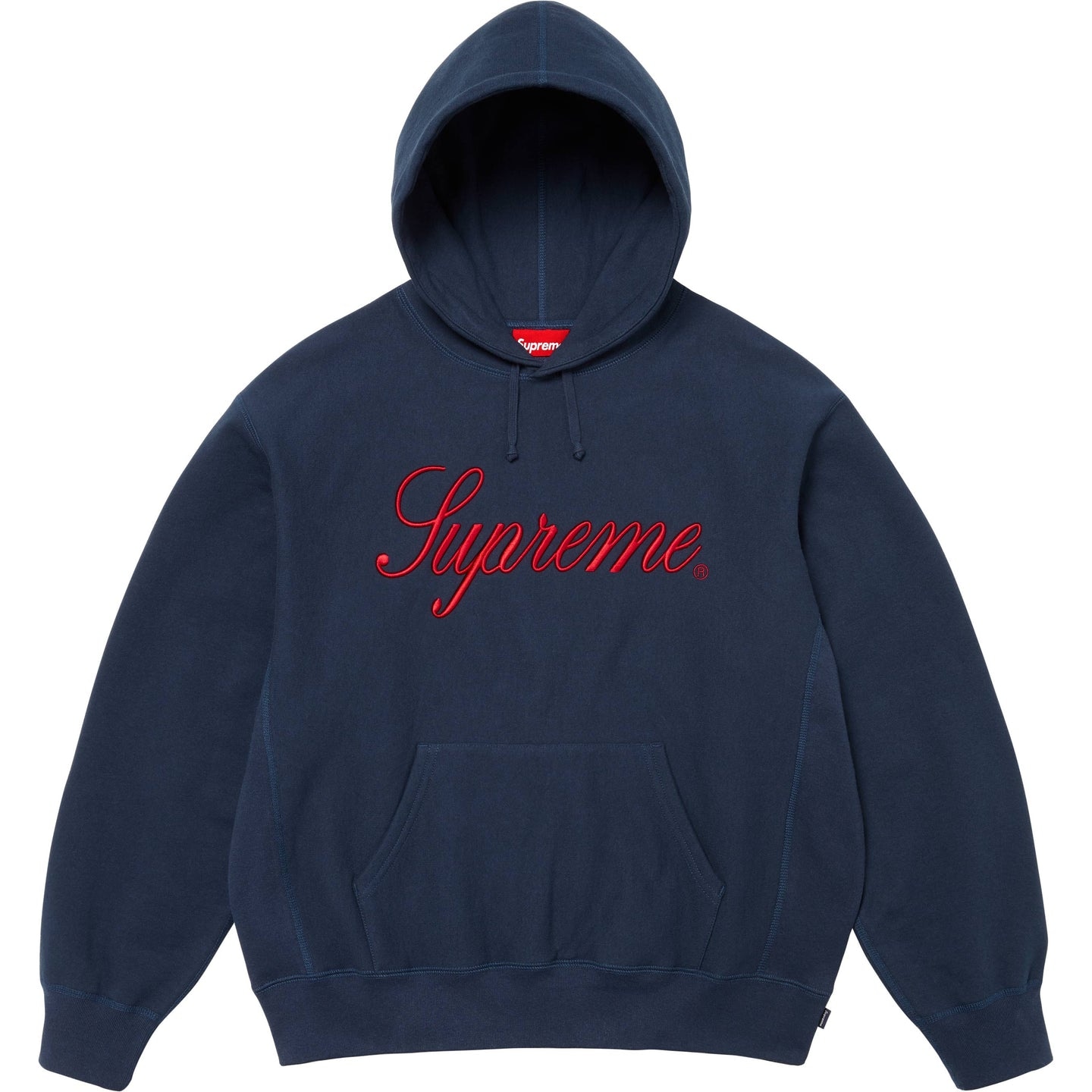 Supreme FW24 Embroidered Script Hooded Sweatshirt — фото 3