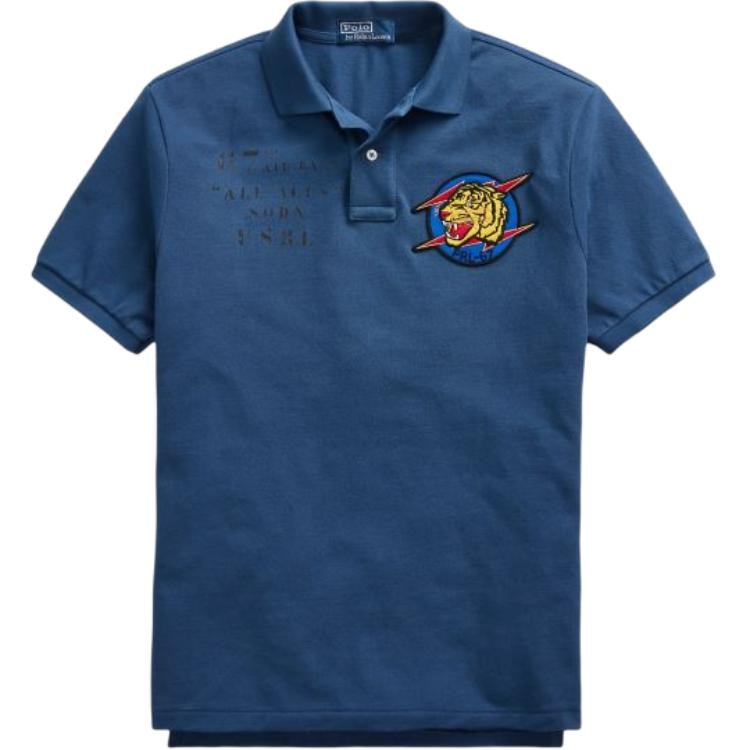 Polo Ralph Lauren Tiger Embroidered Polo Navy