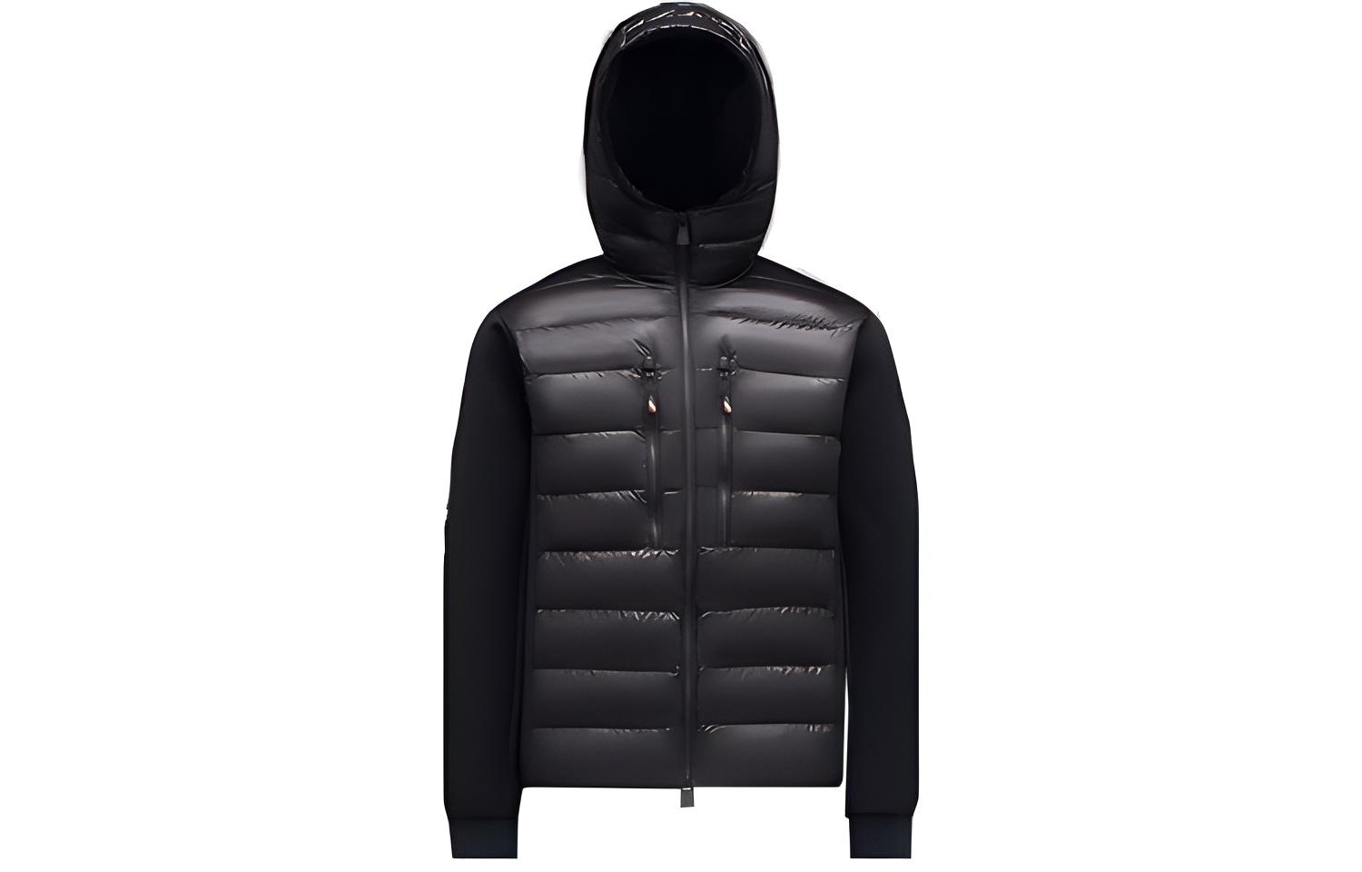 Moncler Grenoble Moncler SS22 Hooded Knit Sweater Black