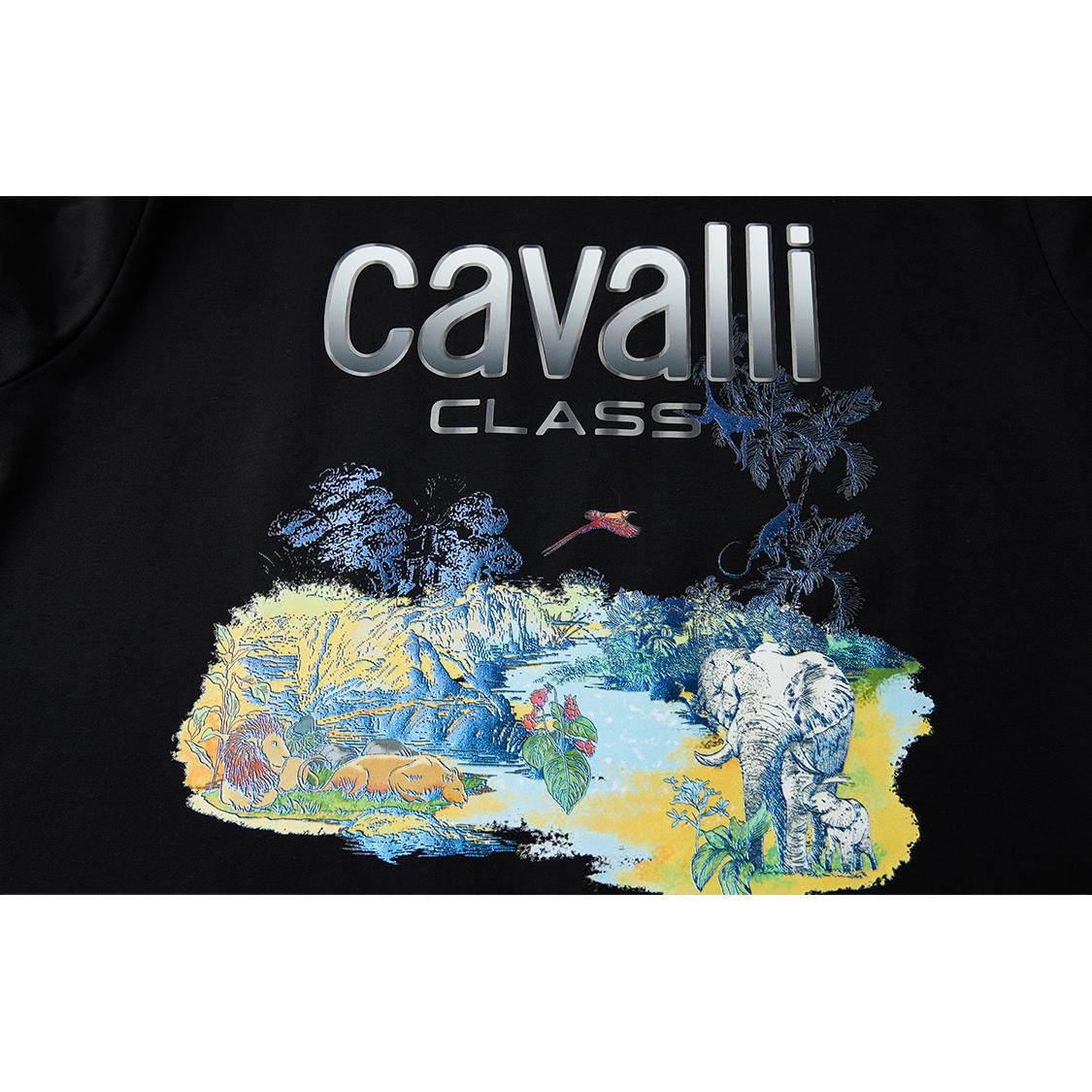 Cavalli Class Hoodie Black — фото 4