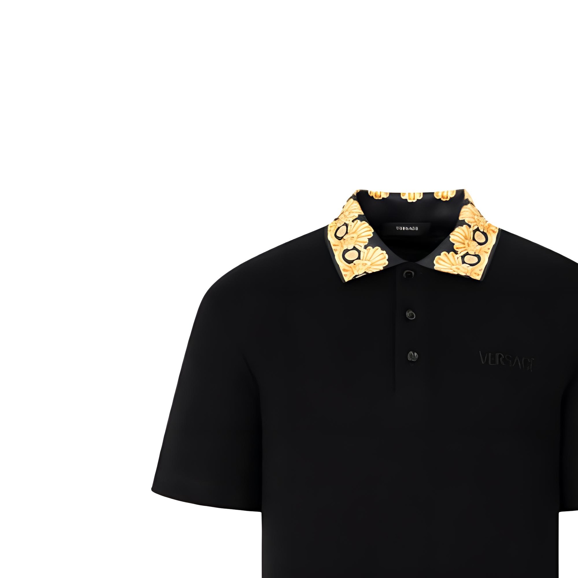 Versace Logo Polo Black — фото 3