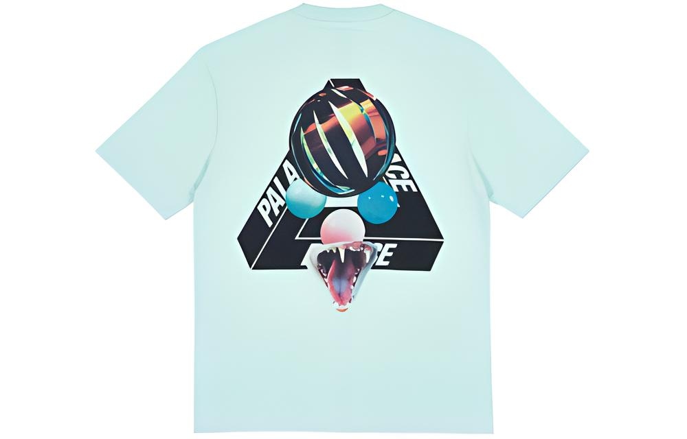 PALACE Sans Ferg T-Shirt Duck Egg Blue LogoT