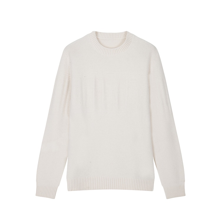 David Naman Sweater White