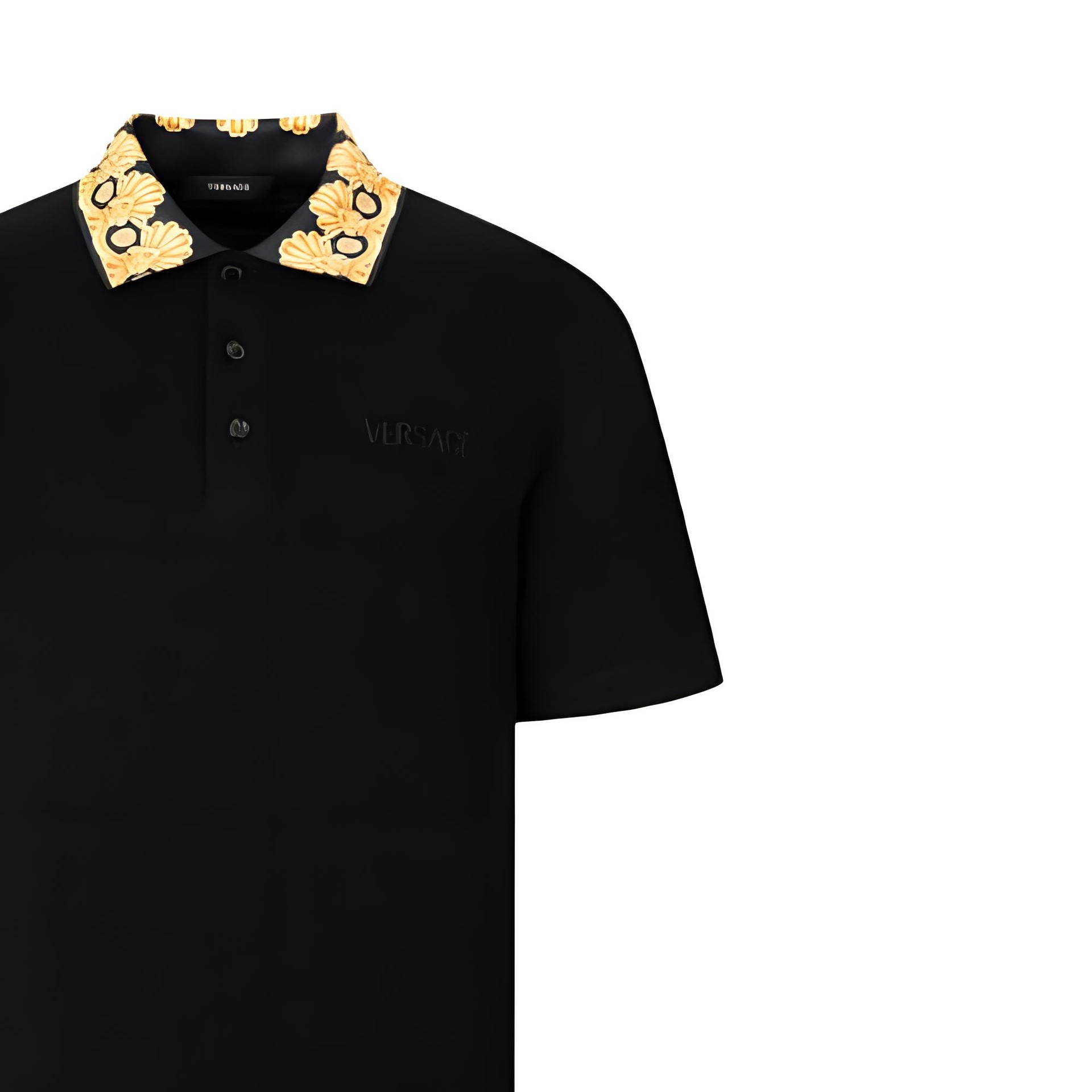 Versace Logo Polo Black — фото 5