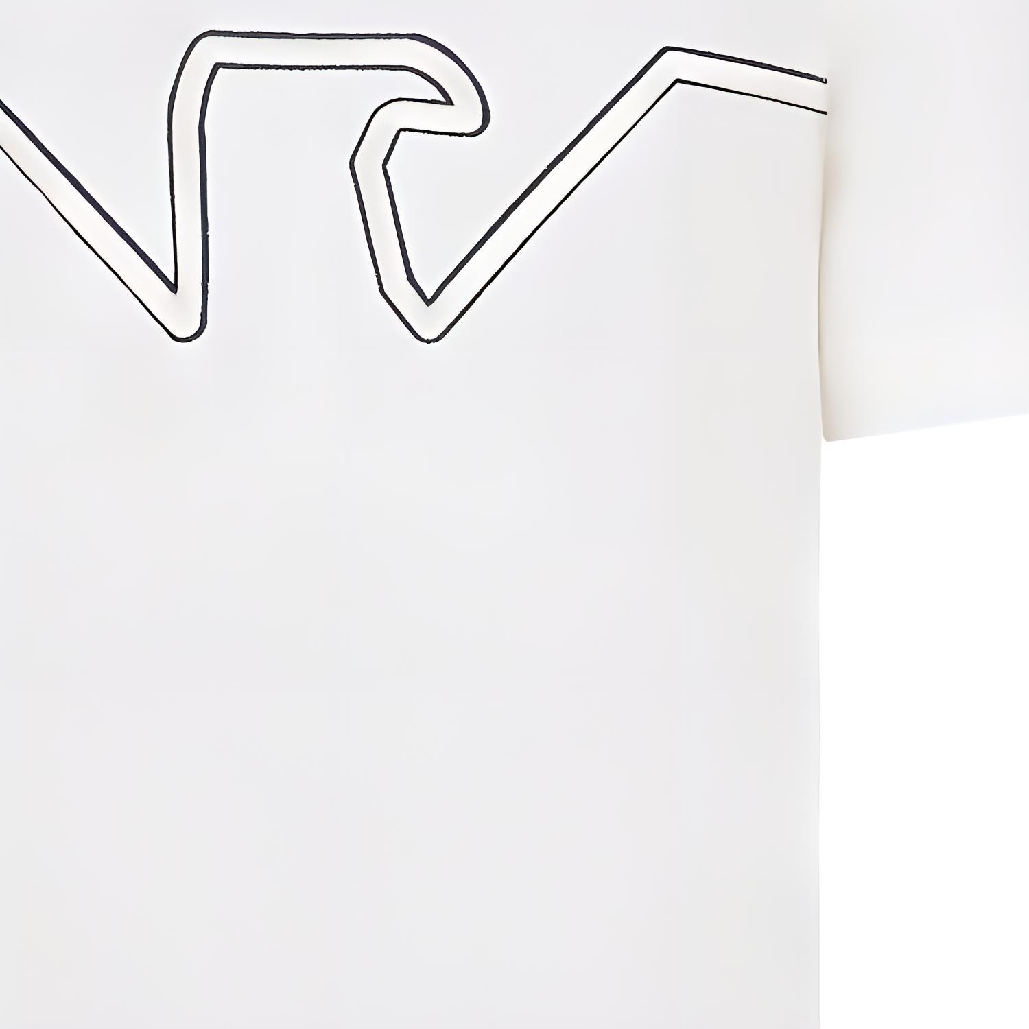 Emporio Armani Eagle Logo Crewneck T-Shirt White — фото 6