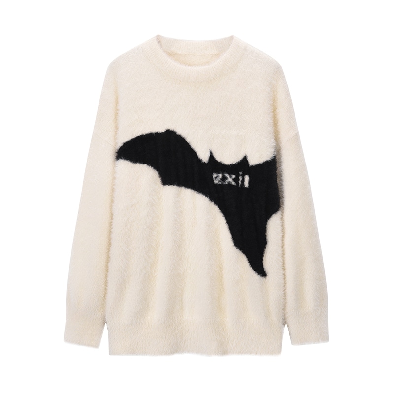 BLACK OF EXIT Geometric Crewneck Sweater