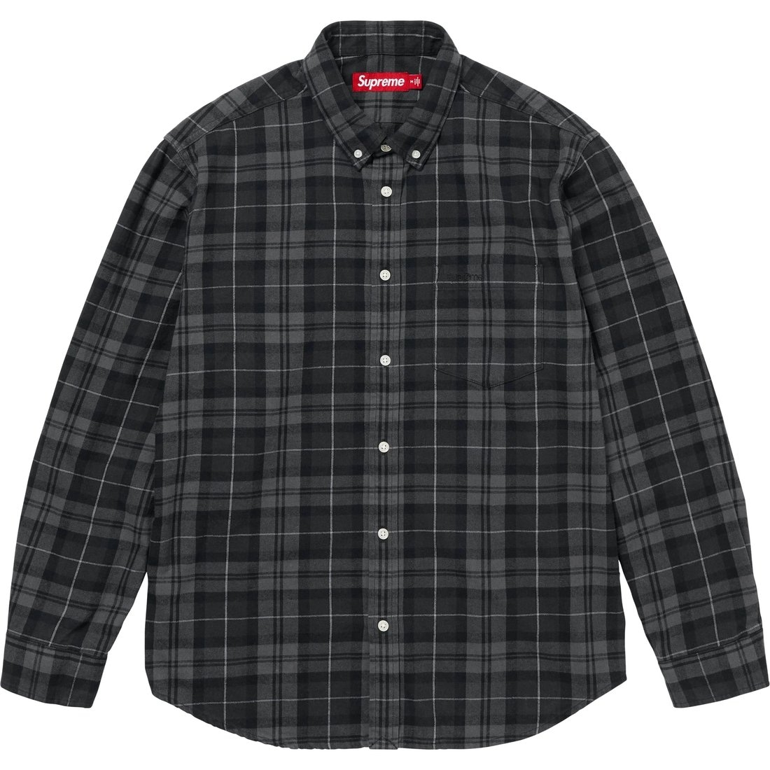 Рубашка Supreme FW24 WEEK5 Plaid Flannel Shirt