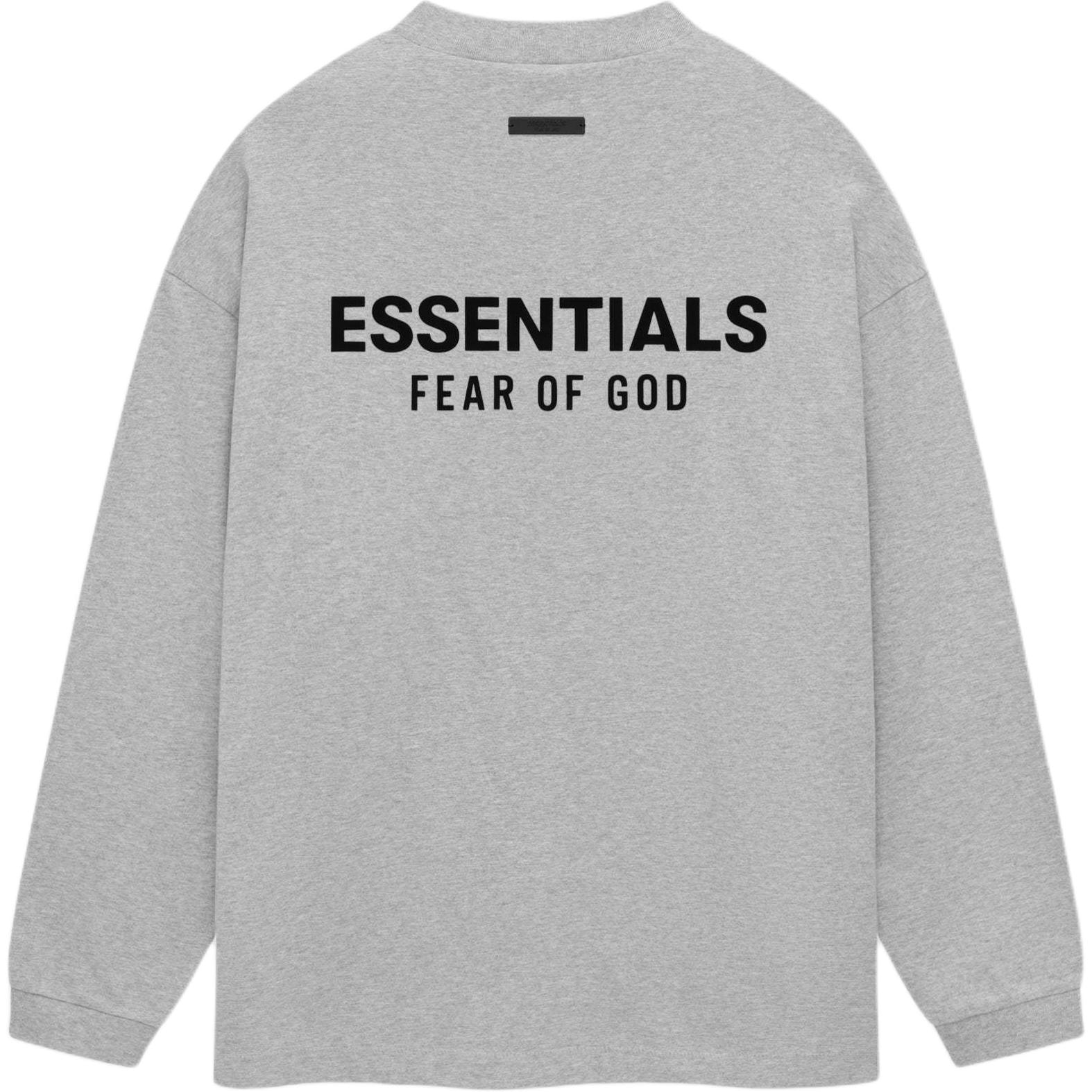 Худи Fear of God Essentials FW24 Holiday Core Pullover Light Mist Grey