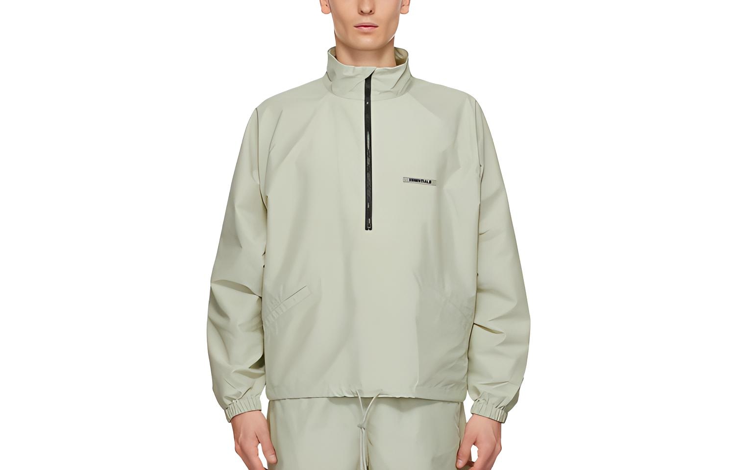 Fear of God Essentials Half-Zip Track Jacket Sage