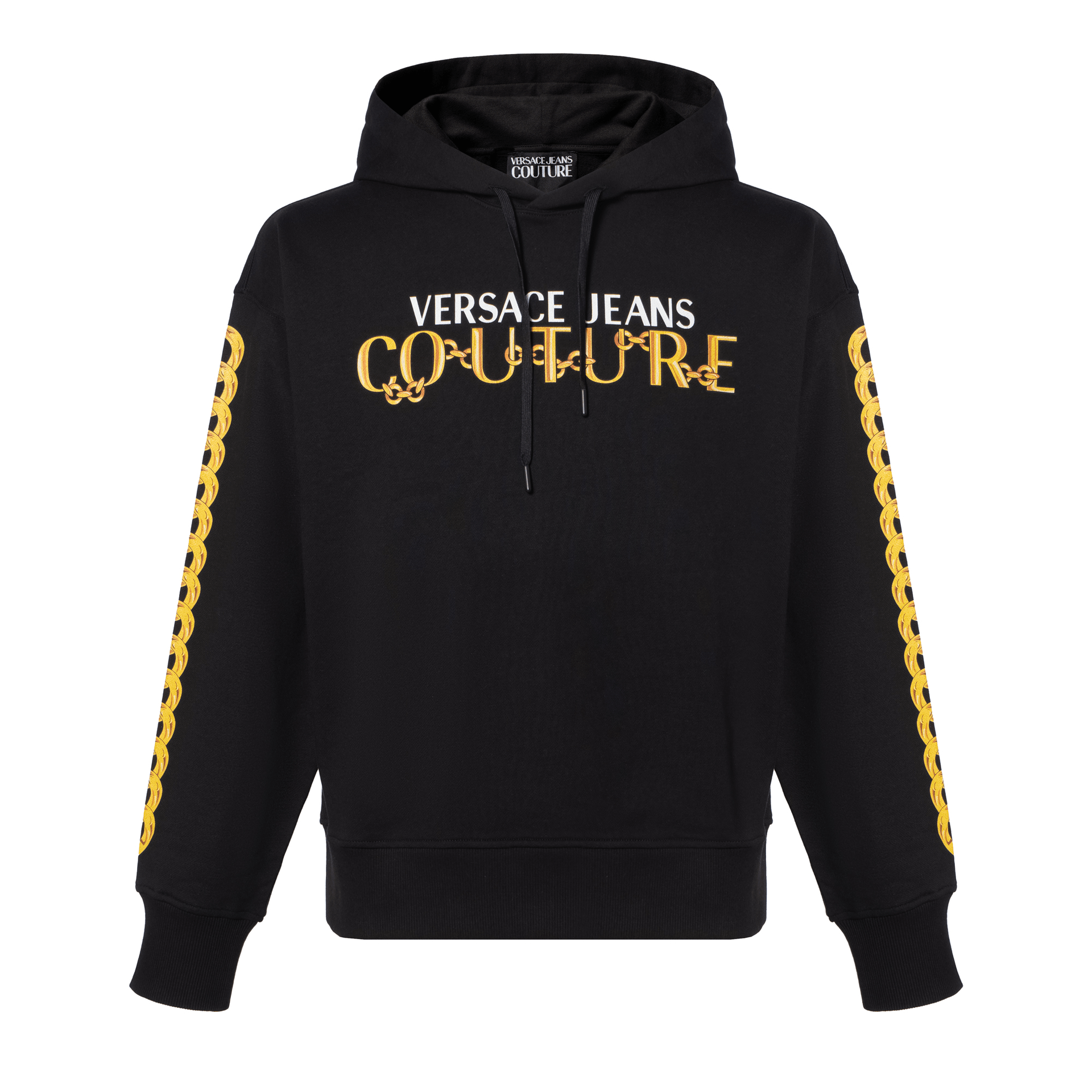 VERSACE JEANS COUTURE Versace Jeans Hooded Sweater Black