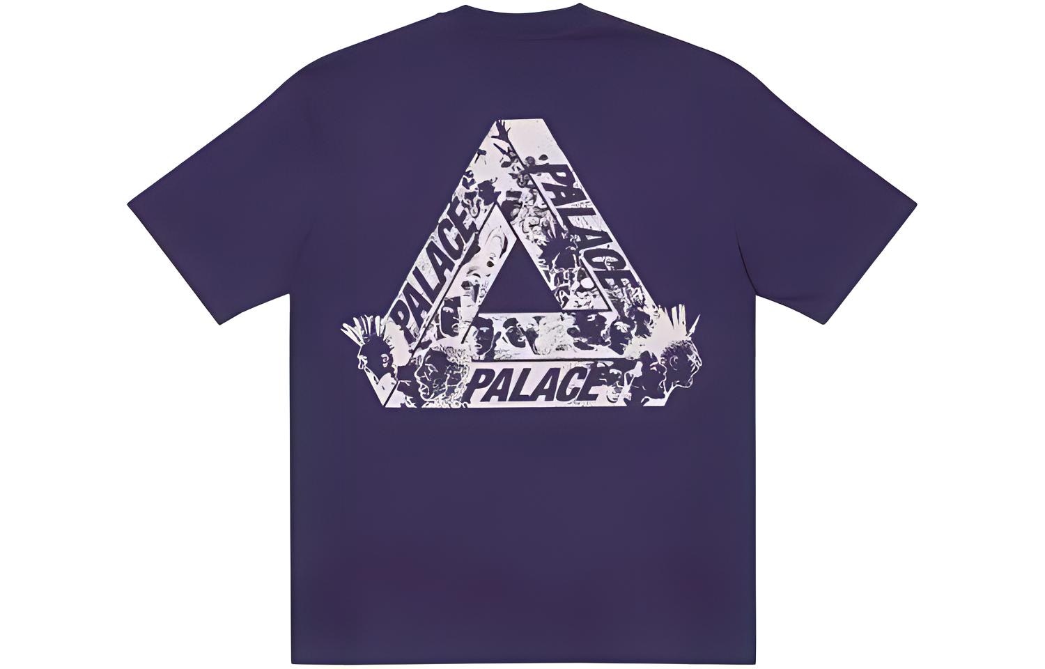 PALACE FW21 Tri-heads T-shirt Purple LogoT