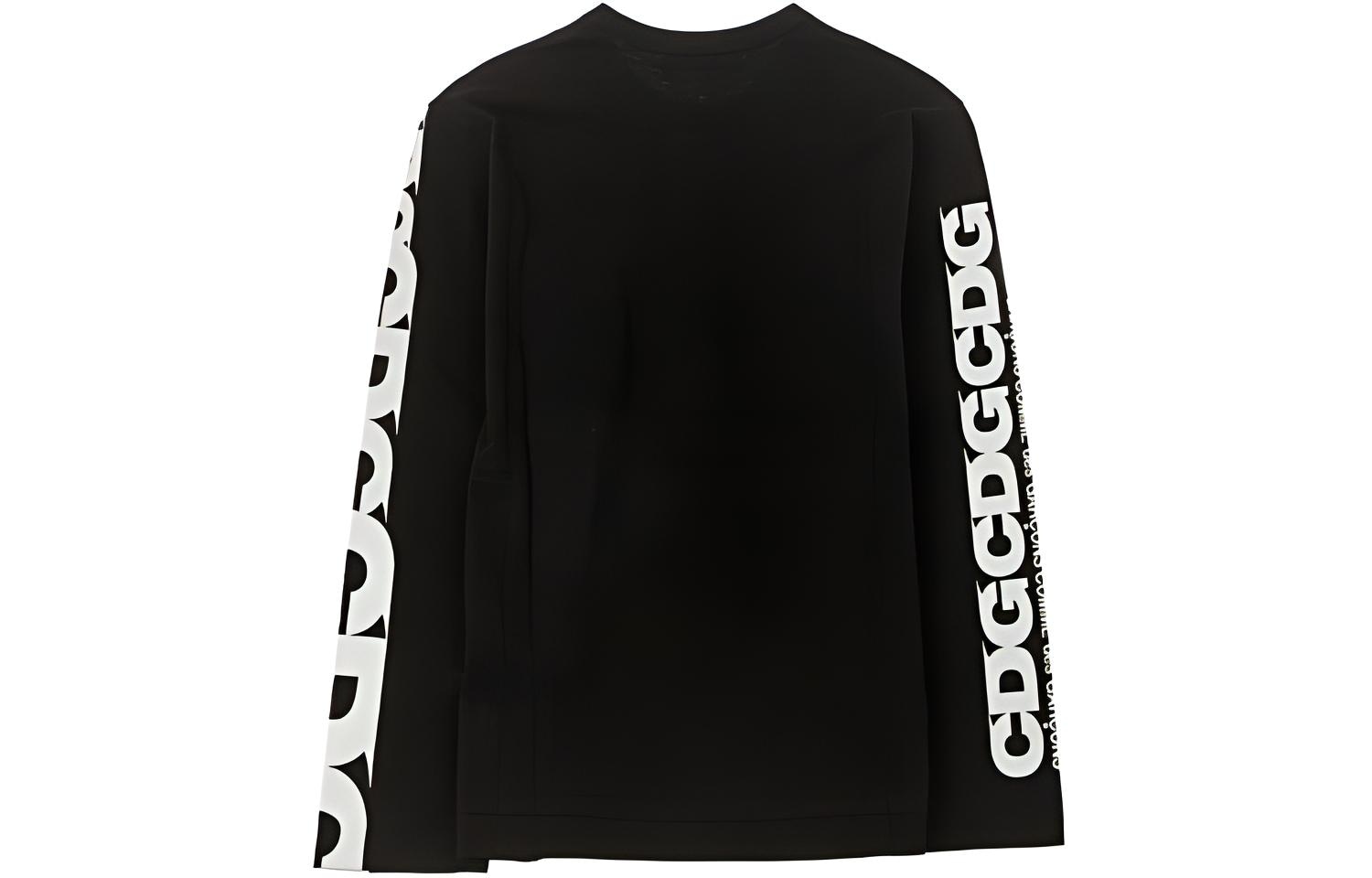 Cdg Logo Long Sleeve T-Shirt Black — фото 1