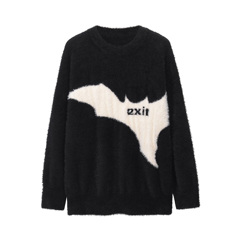 Black Of Exit Geometric Crewneck Sweater — фото 2
