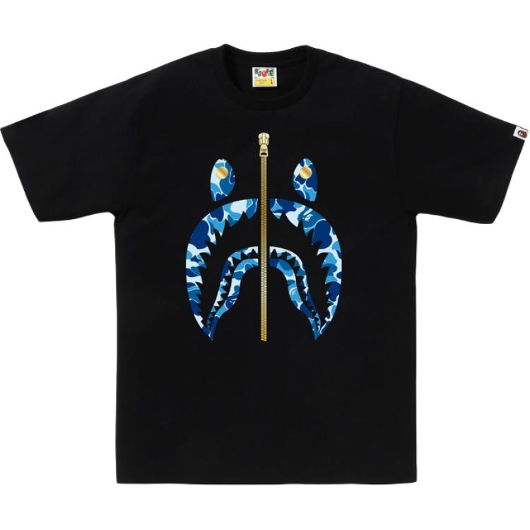 A BATHING APE BAPE ABC CAMO Shark T-Shirt
