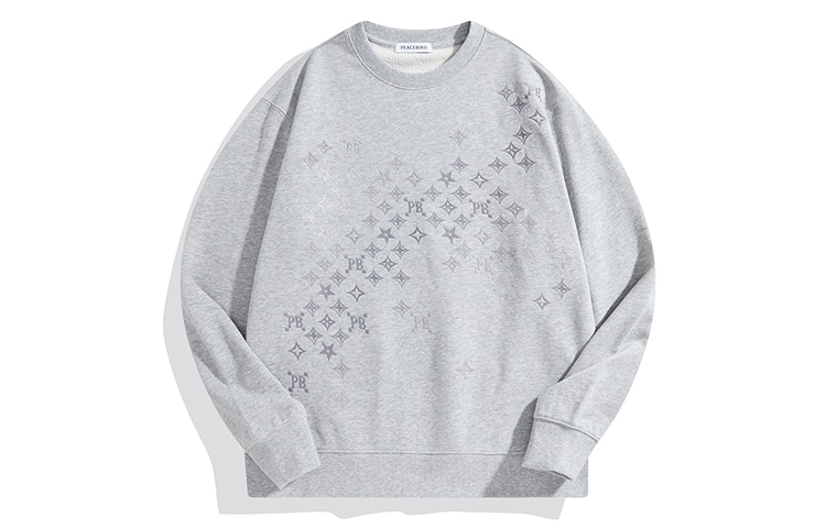 PEACEBIRD MEN Star Print Sweatshirt