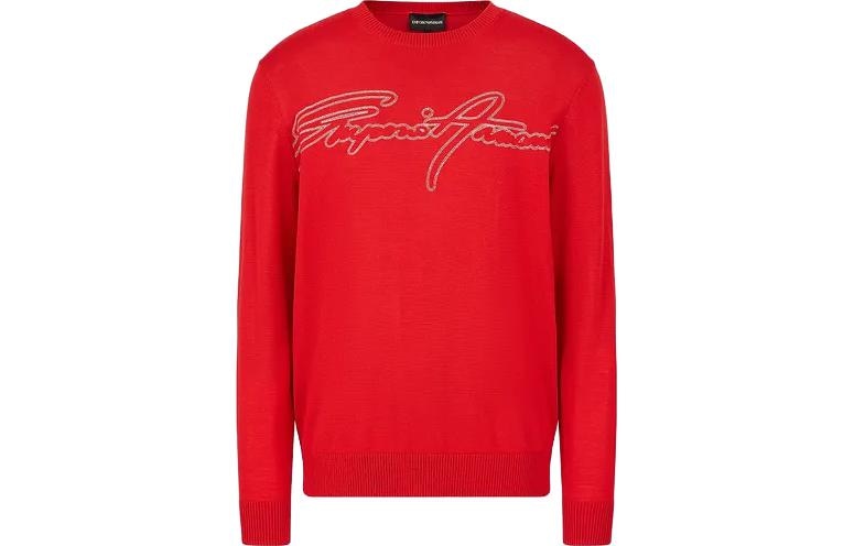 EMPORIO ARMANI/阿玛尼 Emporio Armani Sweater Red