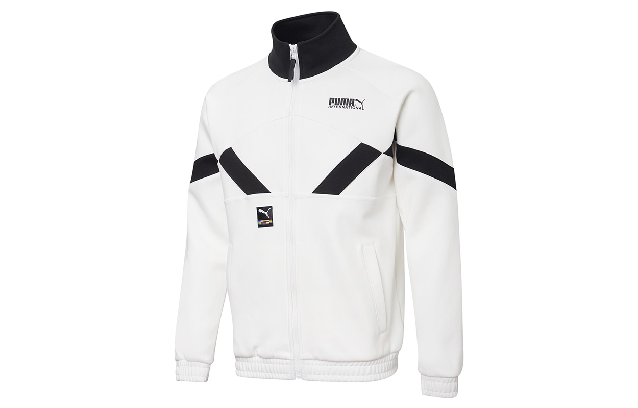 Куртка Puma Logo Knit Jacket White