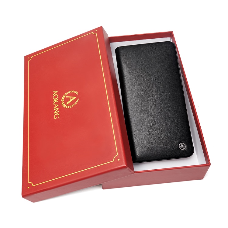 奥康/AOKANG AOKANG Classic Black Wallet