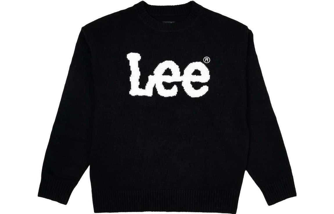 Lee Logo Crewneck Sweater Black
