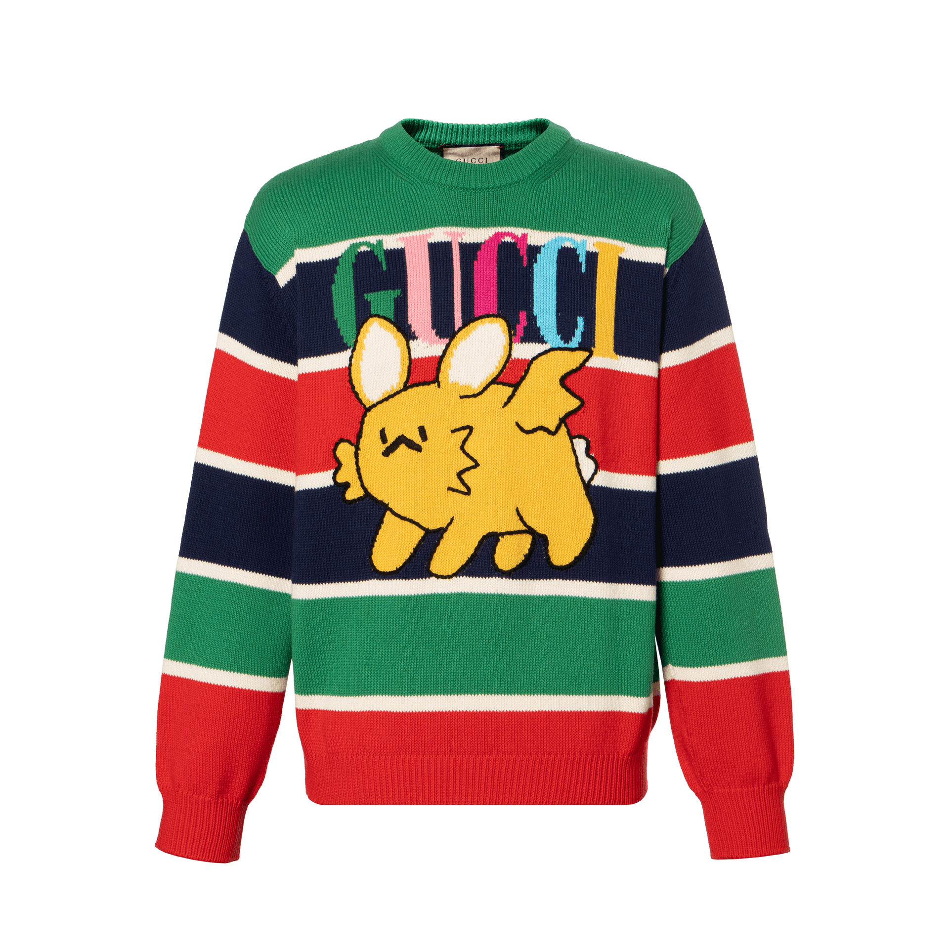 GUCCI/古驰 Gucci Striped Embroidered Sweater