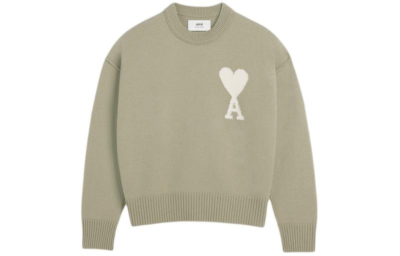 AMIPARIS Merino Wool Sweater Green