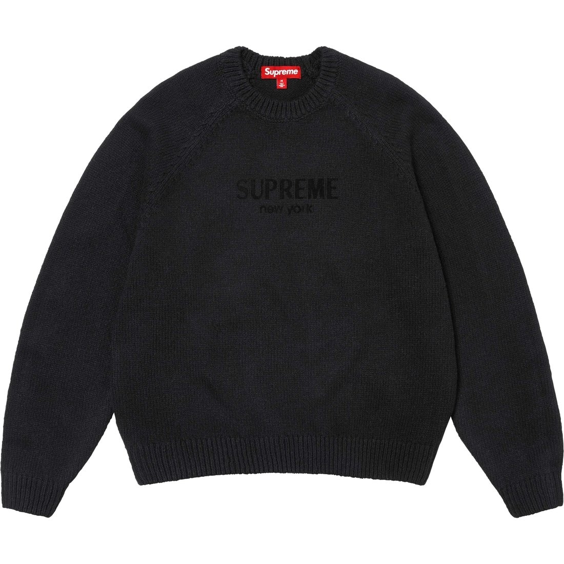 Supreme Flocked Logo Sweater — фото 4