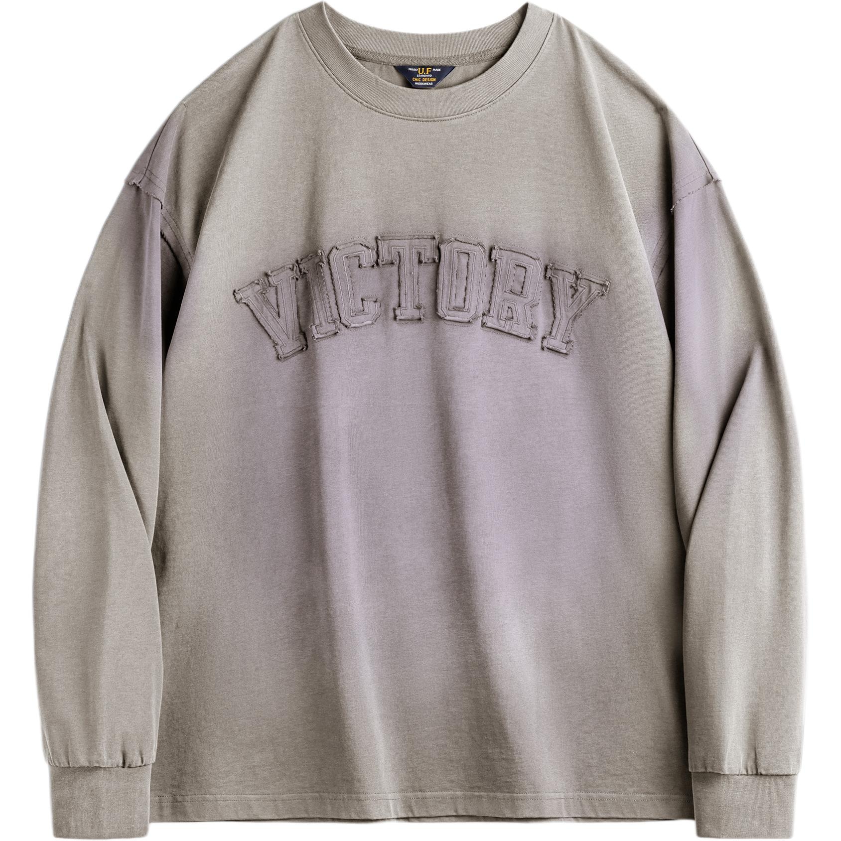 Худи Maden Retro Letter Patch Sweatshirt