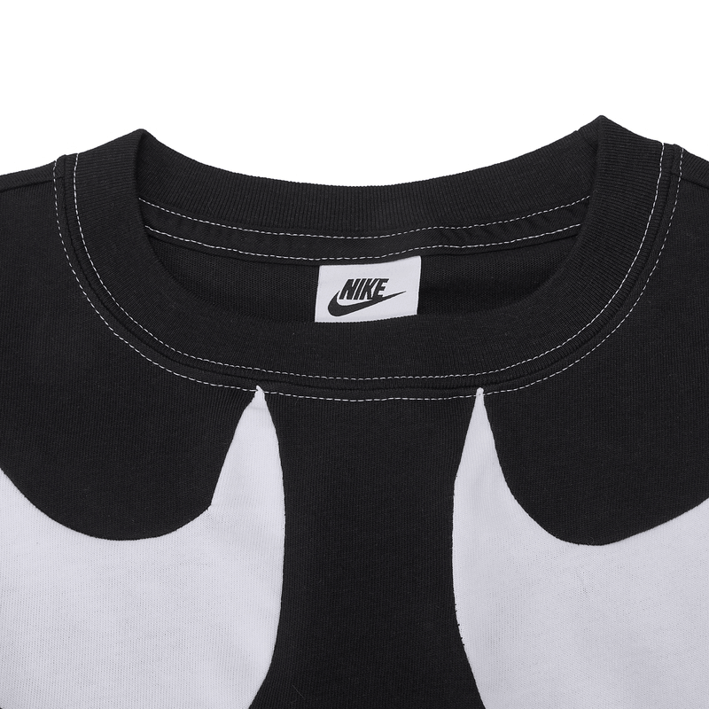 Nike Swoosh Crop Tee Black — фото 4