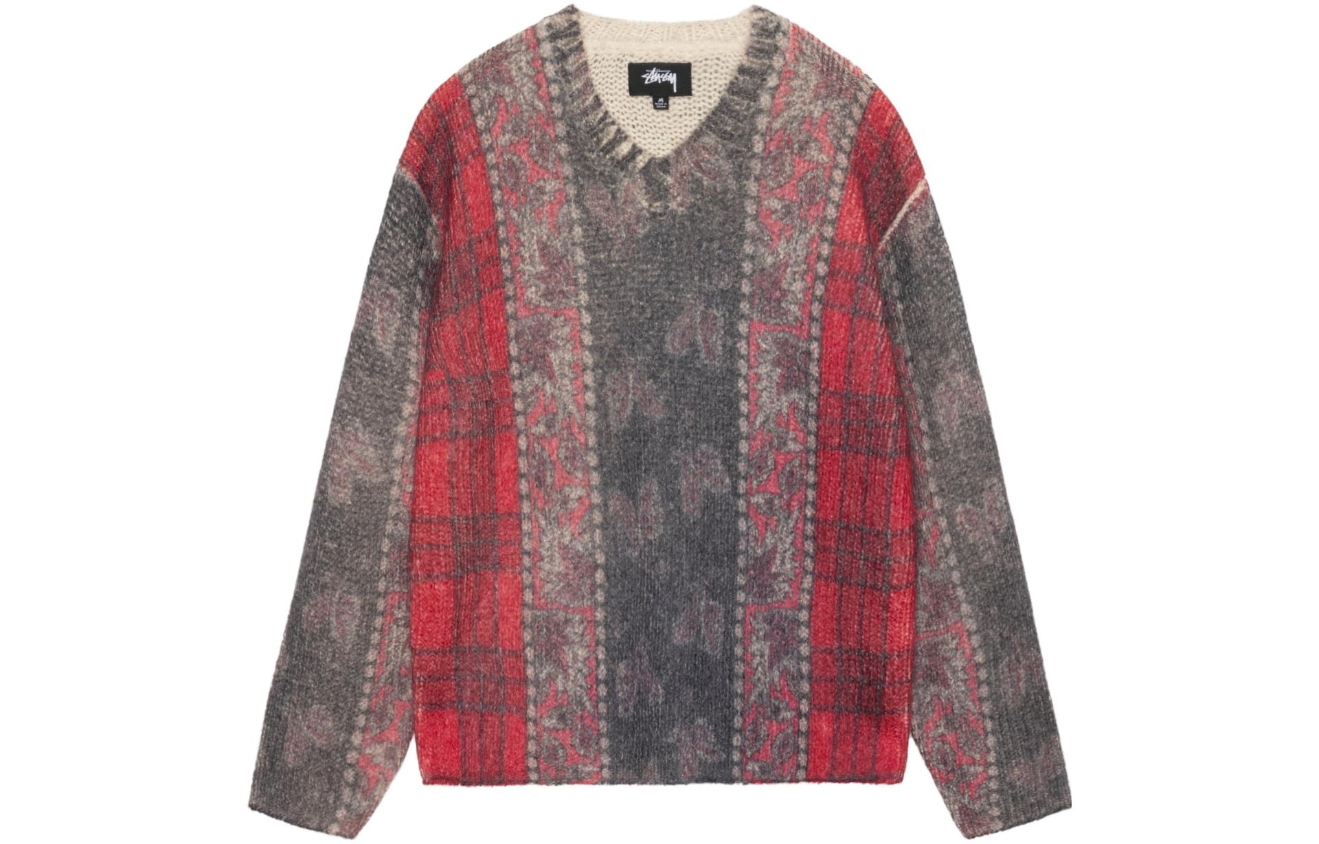 Stussy Paisley V-Neck Sweater