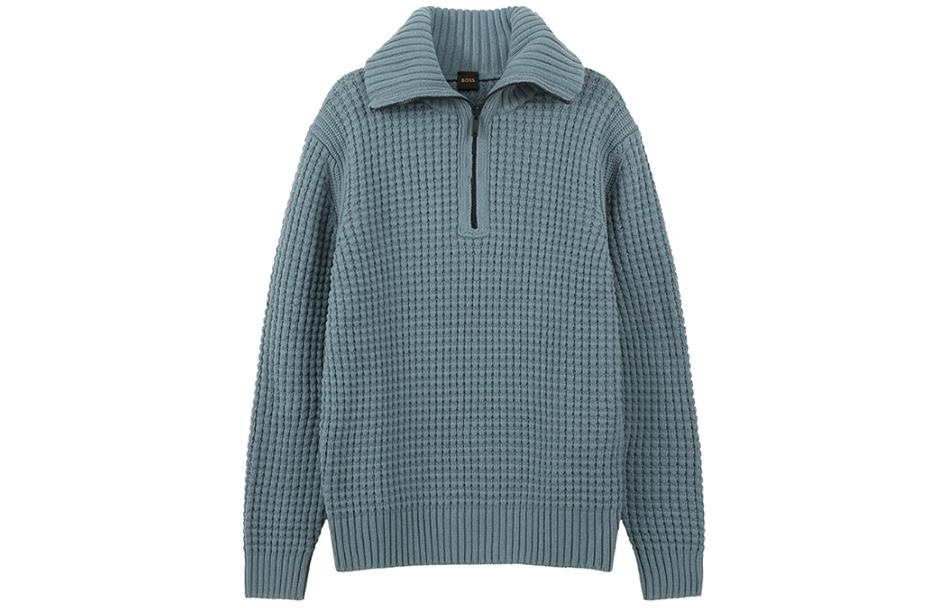 HUGO BOSS Orange SS24 Green Sweater