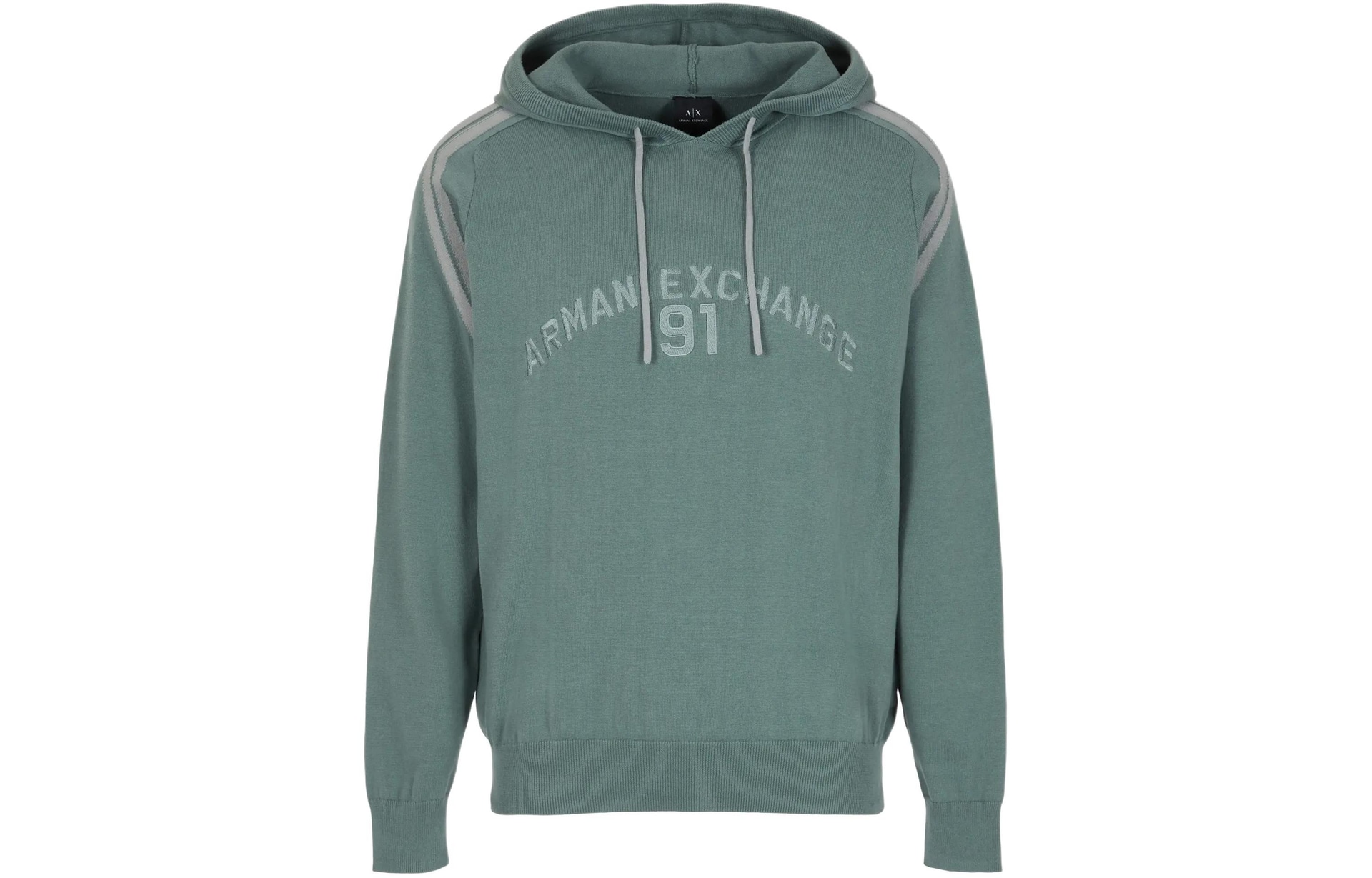 Armani Exchange Hoodie Grey Green