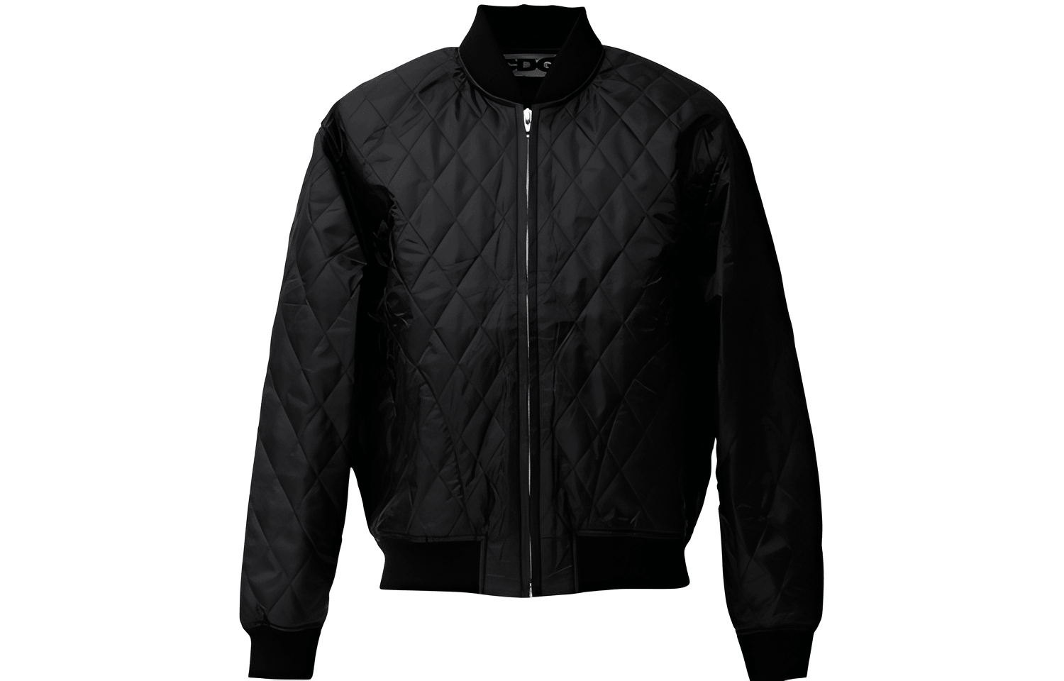 CDG Quilted Jacket Black