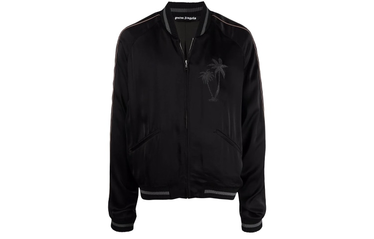 Куртка Palm Angels x Team Wang Bomber Jacket Black