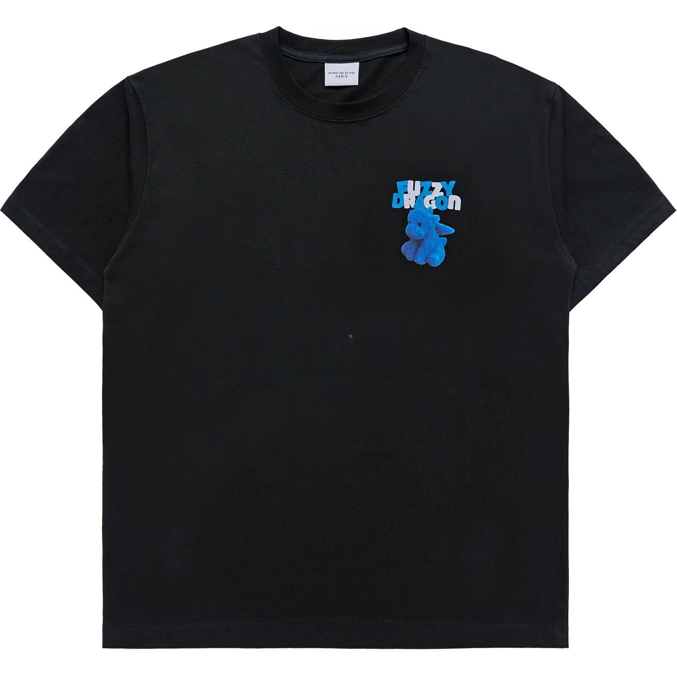 Футболка Acme De La Vie ADLV Fuzzy Font Dragon Crew Neck T-Shirt Black