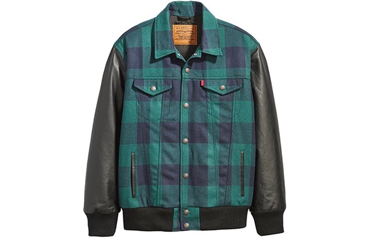 levi’s Levi's x Justin Timberlake Patchwork Plaid Jacket Green