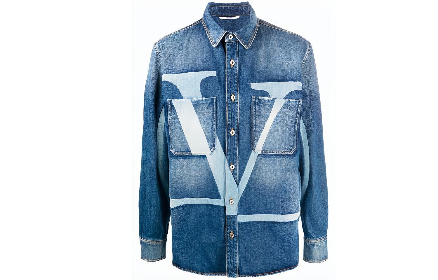 Valentino/华伦天奴 Valentino FW21 Denim Jacket Blue