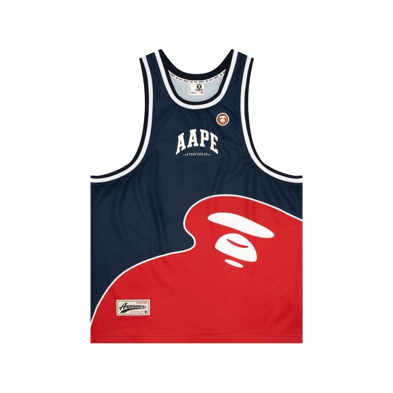 Aape SS24 Ape Badge Basketball Tank Top