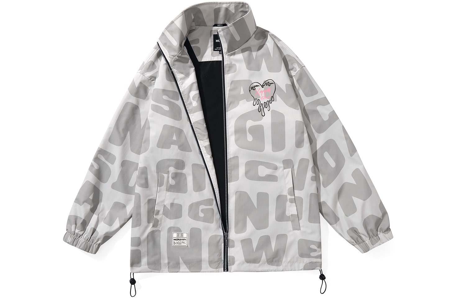 Xxgogo Letter Print Heart Jacket — фото 2