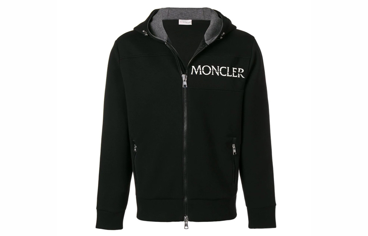 Moncler Hoodie Jacket Black