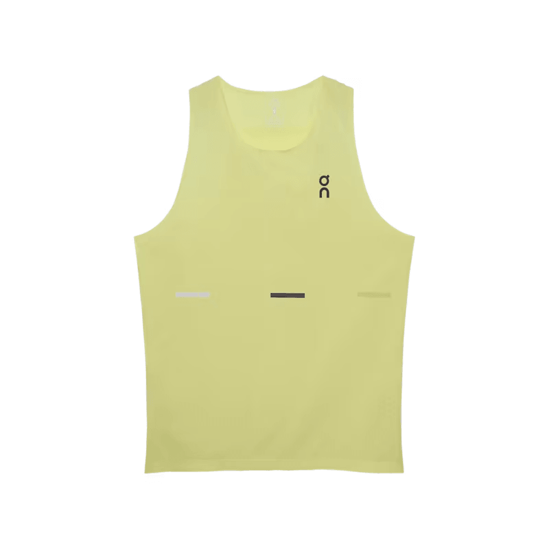 On Race Singlet Lemon Yellow