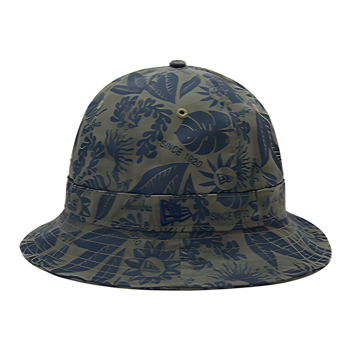 New Era Floral Bucket Hat Olive — фото 2