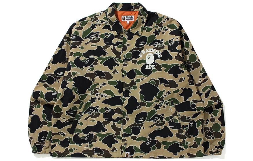 A BATHING APE BAPE STA Camo Coach Jacket — фото 8