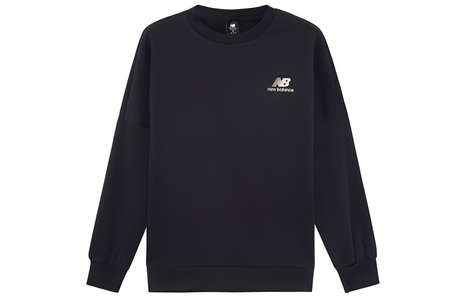 Худи New Balance Logo Crewneck Sweatshirt Black