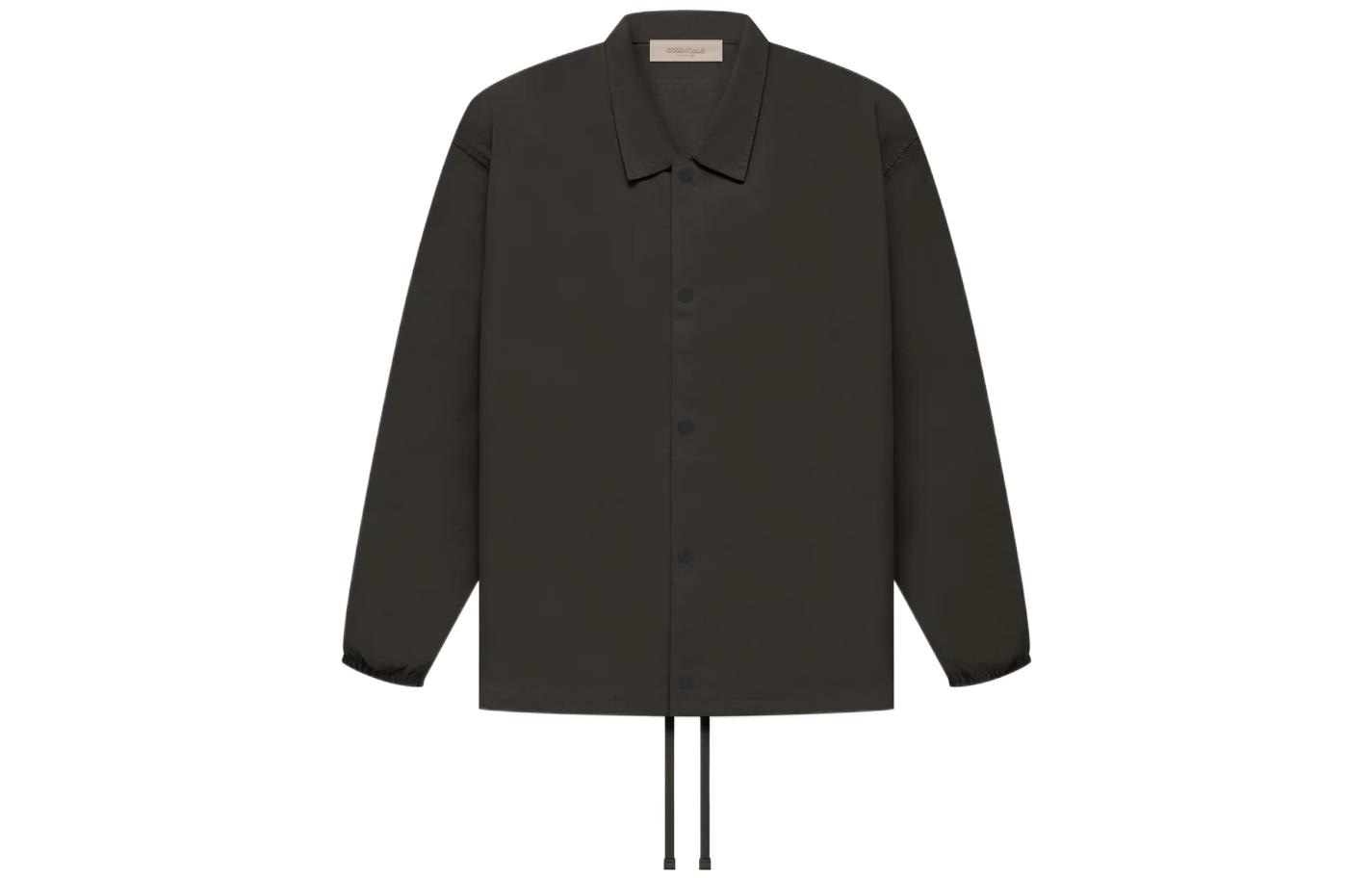 Fear of God Essentials Coaches Jacket Off Black