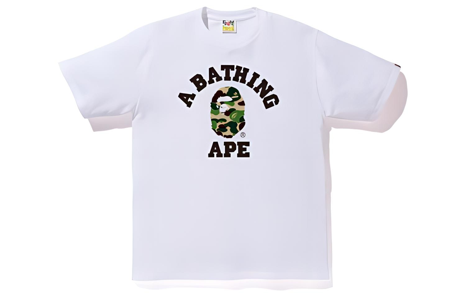 A BATHING APE BAPE ABC Camo College Tee — фото 4